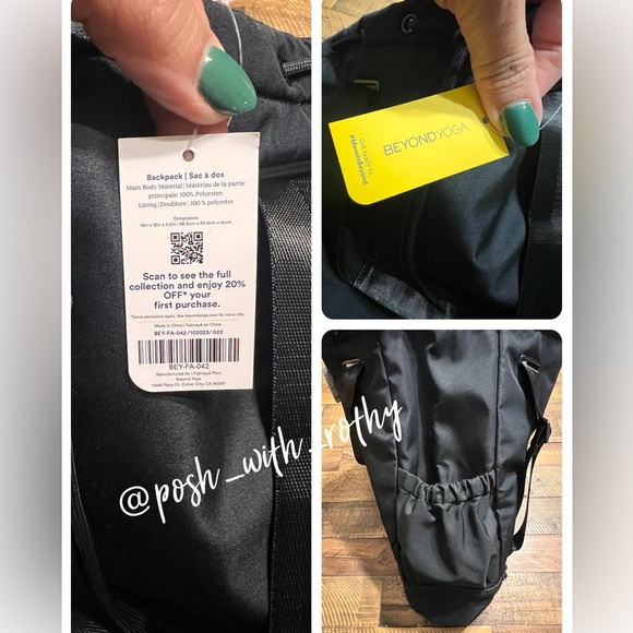 Beyond Yoga Convertible Gym Bag, NWT - Picture 10 of 14